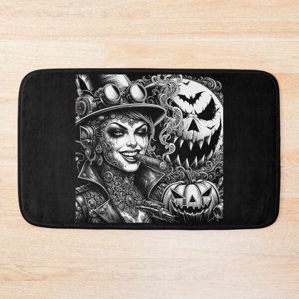 Item preview, Halloween Steampunk Witch Cigar Pumpkin Goggles designed and sold by Voodoo Store Paranormal Collections.