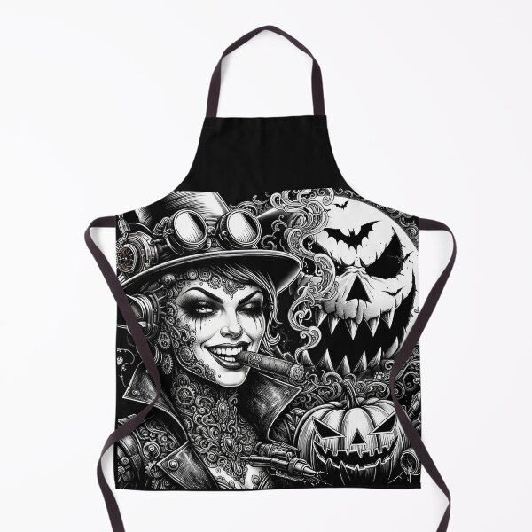 Item preview, Halloween Steampunk Witch Cigar Pumpkin Goggles designed and sold by Voodoo Store Paranormal Collections.