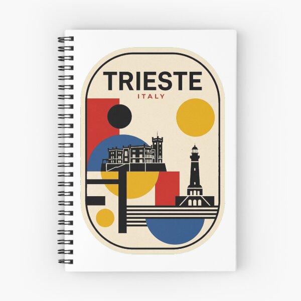 Item preview, Retro Trieste Bauhaus Geometric Skyline designed and sold by k3rstman1.