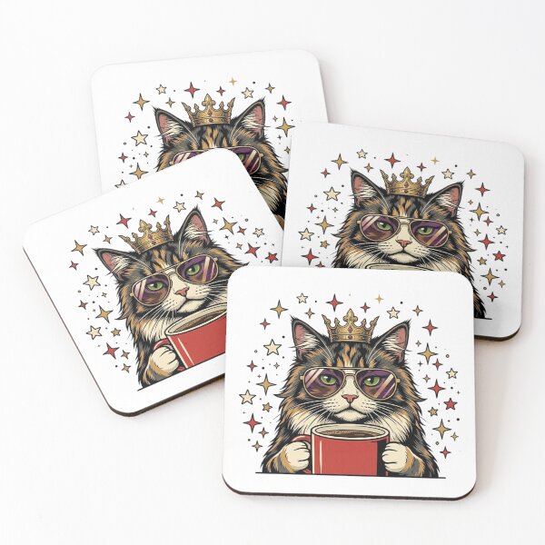 Item preview, Glamorous Cat Sunglasses Illustration designed and sold by Art Solom.