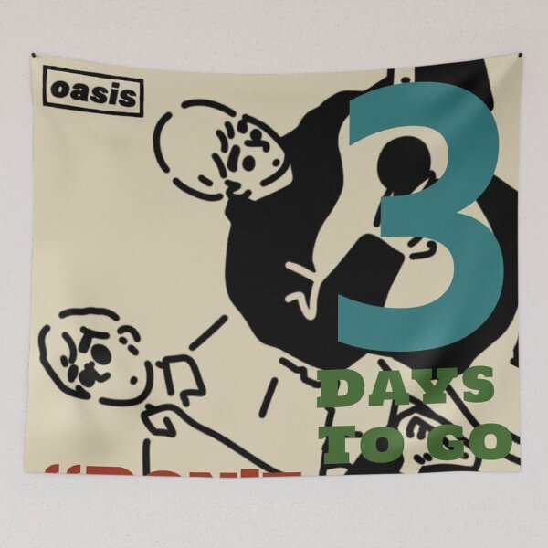 Item preview, 3 Days to Go Oasis designed and sold by COFFEEWITHARTS.