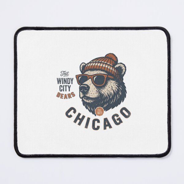 Item preview, Chicago Bear Beanie Sunglasses designed and sold by DorkStarMedia.