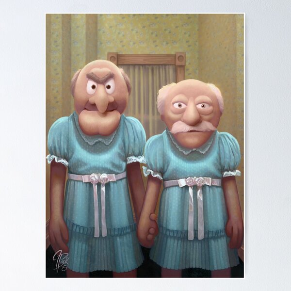 Item preview, Muppet Maniac - Statler & Waldorf as the Grady Twins designed and sold by GrimbyBECK.