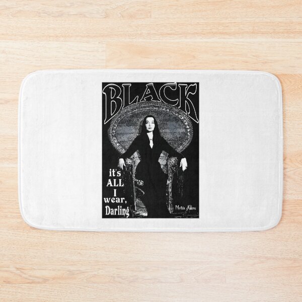 Item preview, Black Its All I Wear Morticia Addams Inspired Gothic Design designed and sold by saidbouker.