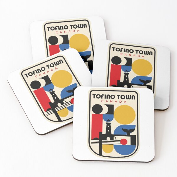 Item preview, Retro Tofino Town Bauhaus Geometric Skyline designed and sold by k3rstman1.
