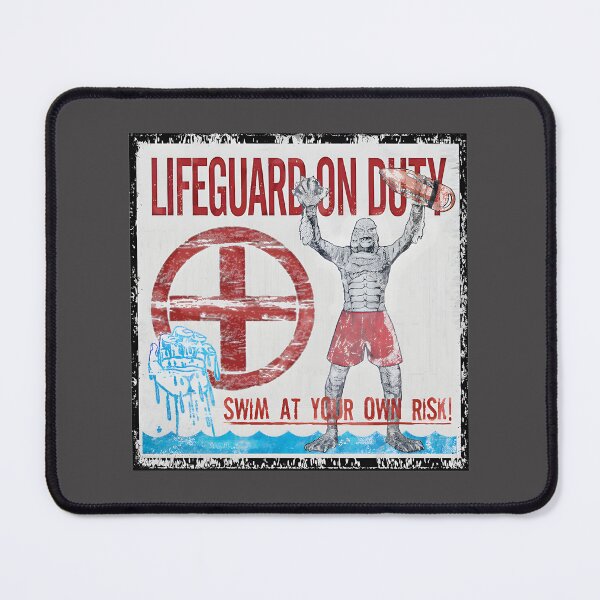 Item preview, The Lifeguard Creature On Duty - Unique Beach and Poolside Design designed and sold by saidbouker.