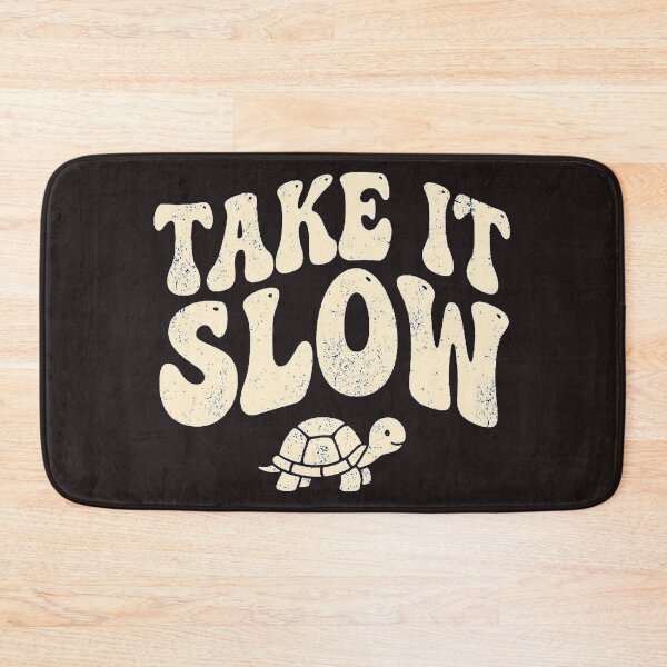 Item preview, Take It Slow Turtle - Retro Groovy Slow Living Aesthetic designed and sold by DesignbyKarma.
