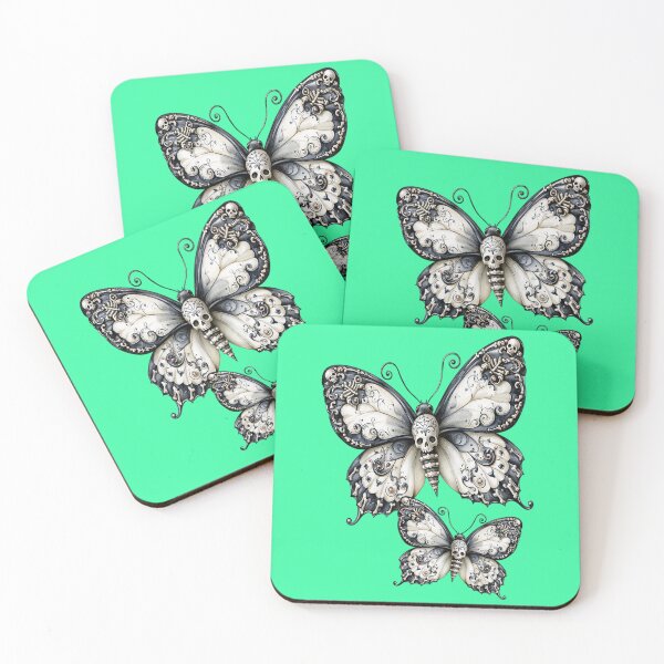 Item preview, Fantasy butterflies with skulls designed and sold by LoneAngel.
