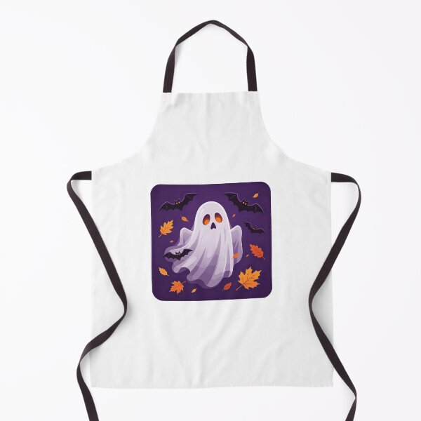 Item preview, Fall Ghost with Autumn Leaves — Halloween & Harvest designed and sold by urmoments.