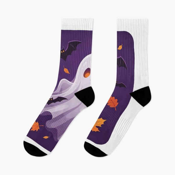 Item preview, Fall Ghost with Autumn Leaves — Halloween & Harvest designed and sold by urmoments.