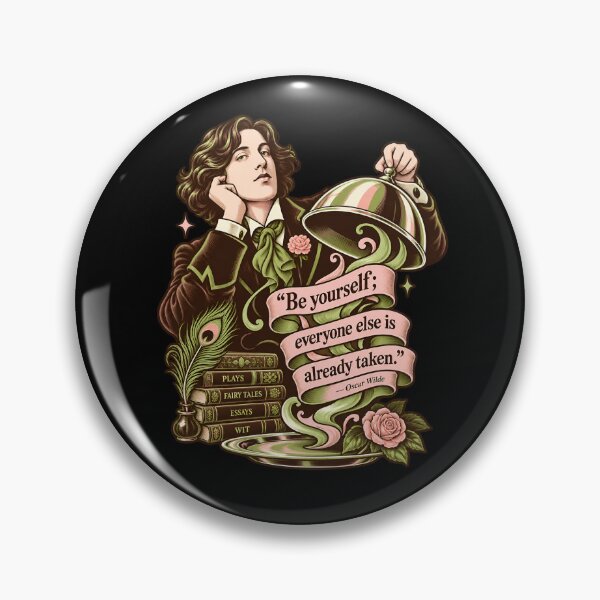 Item preview, Oscar Wilde: Be Yourself at the Literary Table designed and sold by Fenay Designs.