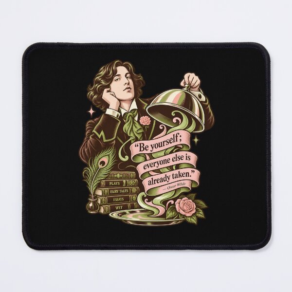 Item preview, Oscar Wilde: Be Yourself at the Literary Table designed and sold by Fenay Designs.