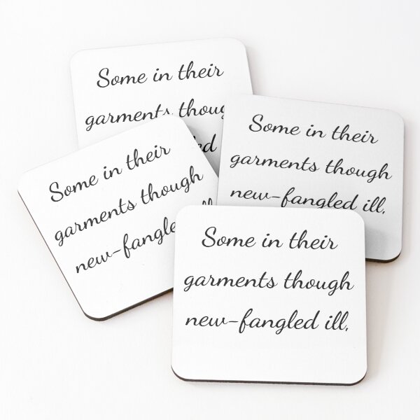 Item preview, “Some in their garments though new-fangled ill,” - handwriting black designed and sold by ariksworld.