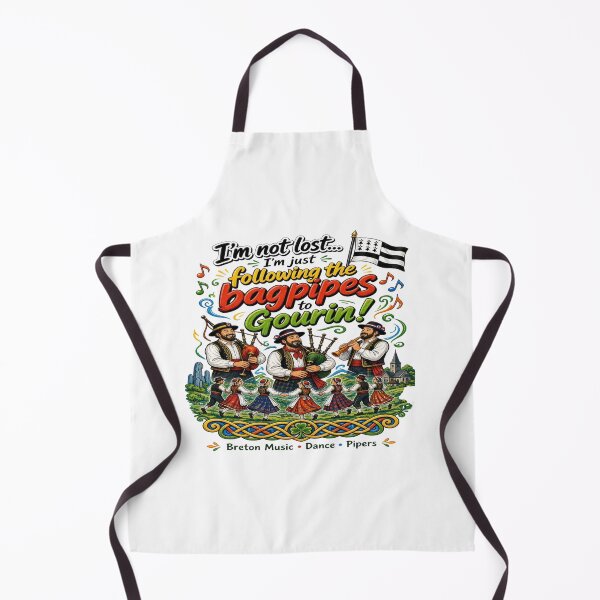 Item preview, Following the Bagpipes to Gourin! - Breton Music Festival T-Shirt designed and sold by Sushikidsntoddlers.
