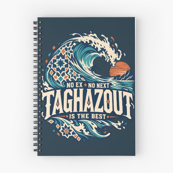 Item preview, Taghazout Morocco Surf Wave – Moroccan Zellige Vintage Surf designed and sold by AmiGraph.