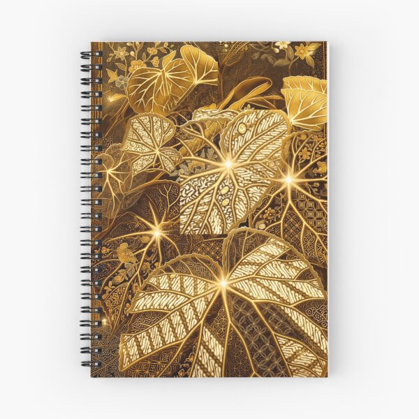Item preview, Golden Javanese Batik Lotus Leaf Pattern designed and sold by ChotipahArt.