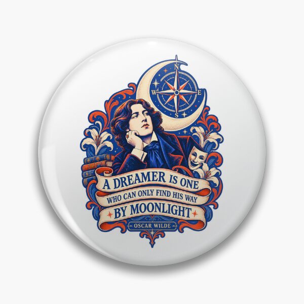 Item preview, Oscar Wilde: A Dreamer Finds His Way by Moonlight designed and sold by Fenay Designs.