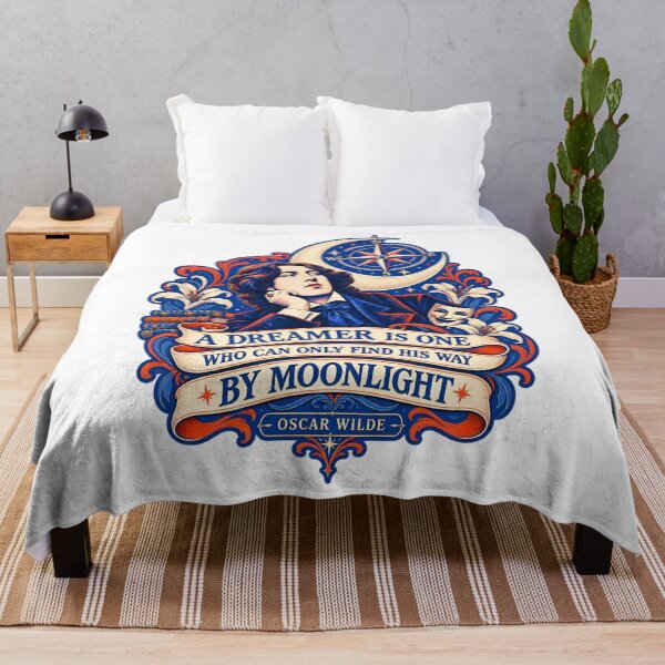 Item preview, Oscar Wilde: A Dreamer Finds His Way by Moonlight designed and sold by Fenay Designs.