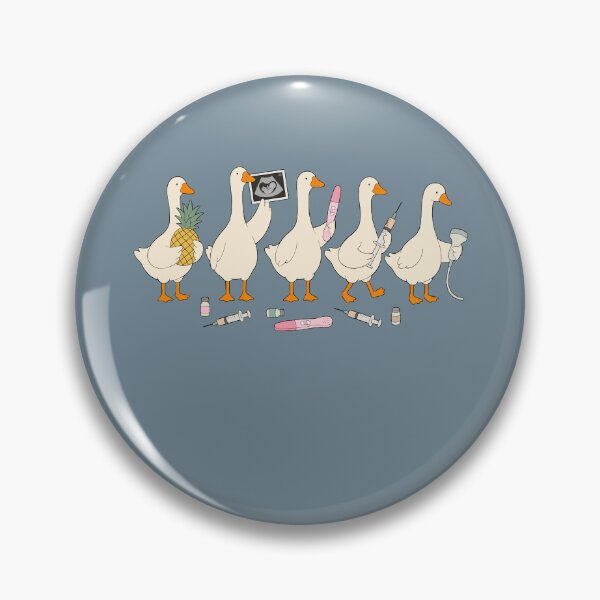 Item preview, Funny IVF Geese for Fertility Journey Milestone Moments designed and sold by FreshVibe Prints.