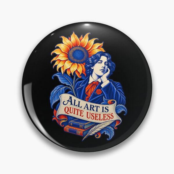 Item preview, Oscar Wilde: All Art Is Quite Useless designed and sold by Fenay Designs.
