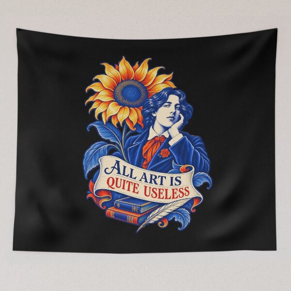 Item preview, Oscar Wilde: All Art Is Quite Useless designed and sold by Fenay Designs.