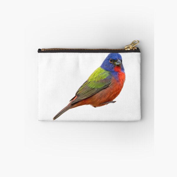 Item preview, Painted Bunting – Vivid Rainbow Songbird Portrait designed and sold by Helt-enkelt.
