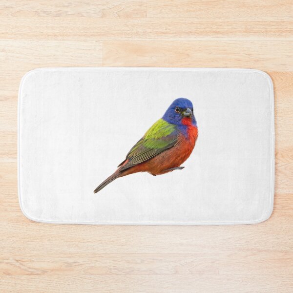 Item preview, Painted Bunting – Vivid Rainbow Songbird Portrait designed and sold by Helt-enkelt.
