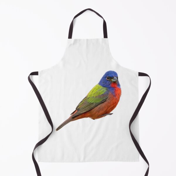 Item preview, Painted Bunting – Vivid Rainbow Songbird Portrait designed and sold by Helt-enkelt.