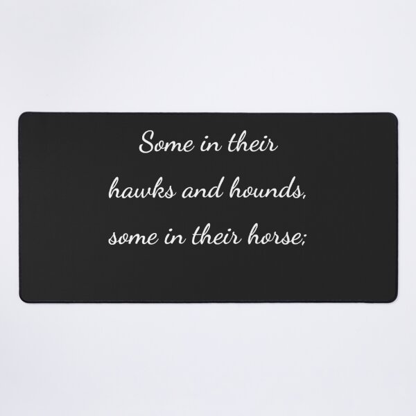 Item preview, “Some in their hawks and hounds, some in their horse;” - handwriting white designed and sold by ariksworld.