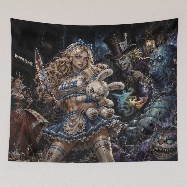 Item preview, Crazy Wonderland Dark Fantasy designed and sold by AliceWhiteDF.