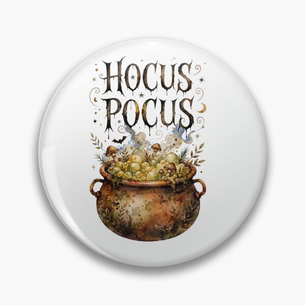 Aperçu de l'œuvre Chaudron Hocus Pocus – Aquarelle d'Halloween ensorcelante créée et vendue par ZyVoAli.