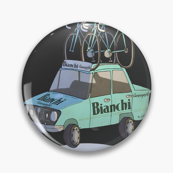 Item preview, Classic Bianchi Inspired Cycling Team Car Illustration designed and sold by Mohammad Alsaeed Ibrahim.