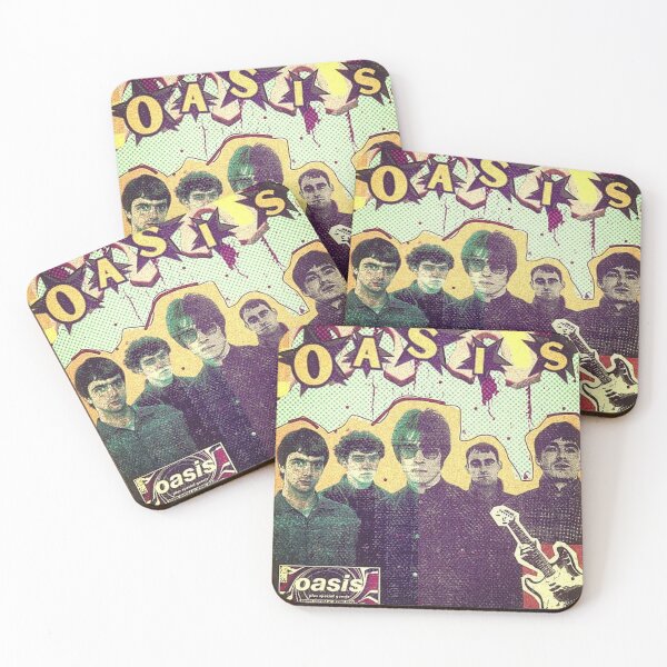 Item preview, vintage oasis team poster designed and sold by COFFEEWITHARTS.