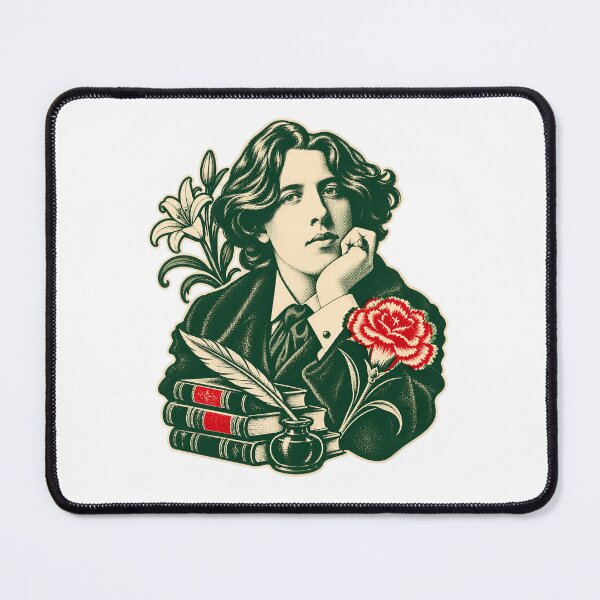 Item preview, Oscar Wilde: Vintage Writer with Carnation designed and sold by Fenay Designs.