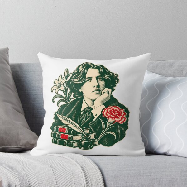 Item preview, Oscar Wilde: Vintage Writer with Carnation designed and sold by Fenay Designs.