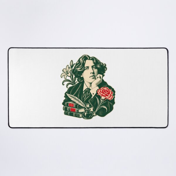 Item preview, Oscar Wilde: Vintage Writer with Carnation designed and sold by Fenay Designs.