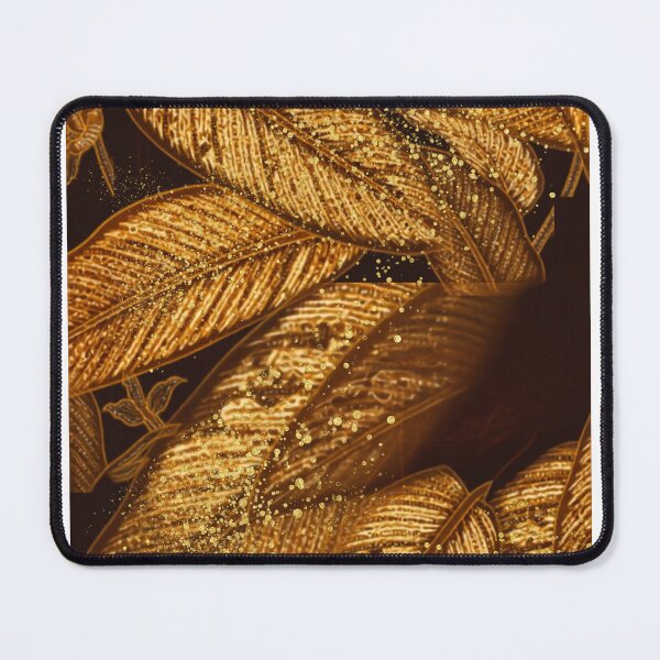Item preview, Golden Javanese Batik Lotus Leaf Pattern designed and sold by ChotipahArt.