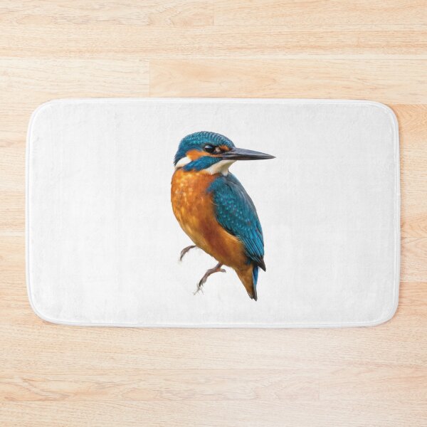 Item preview, Kingfisher – Vivid Electric Blue Bird Portrait designed and sold by Helt-enkelt.