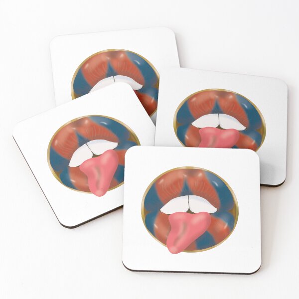 Item preview, Rebel Lips Pop Art – Duotone Redblue Lips designed and sold by GoldenRebels.