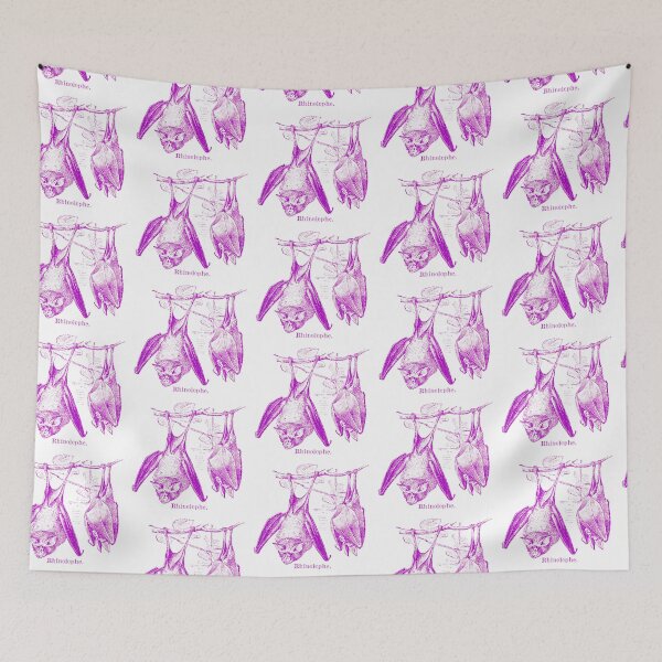 Item preview, Copy of Purple Retro Horseshoe Bat designed and sold by Anne Londez Studio.