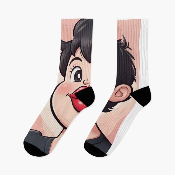 Item preview, Red Lips Anime Art designed and sold by Home Decor Art.