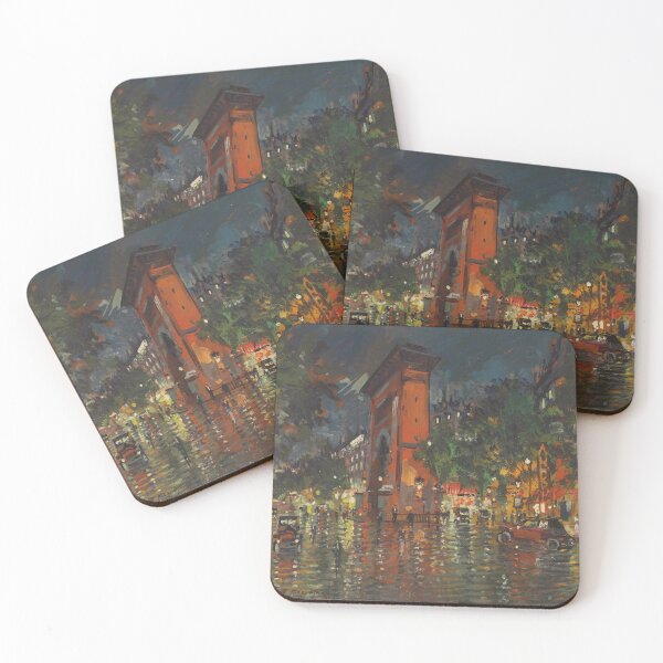 Item preview, Autumn in Paris cityscape painting print by Konstantin Korovin  designed and sold by Jéanpaul  Ferro.