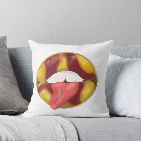 Item preview, Rebel Lips Pop Art – Duotone Red Yellow Lips designed and sold by GoldenRebels.