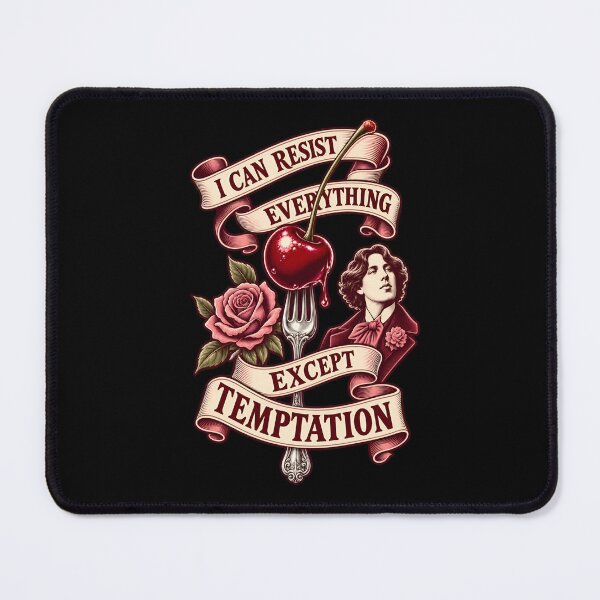Item preview, Oscar Wilde: Resist Everything Except Temptation designed and sold by Fenay Designs.