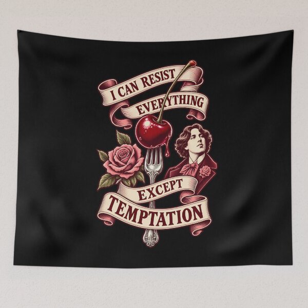 Item preview, Oscar Wilde: Resist Everything Except Temptation designed and sold by Fenay Designs.