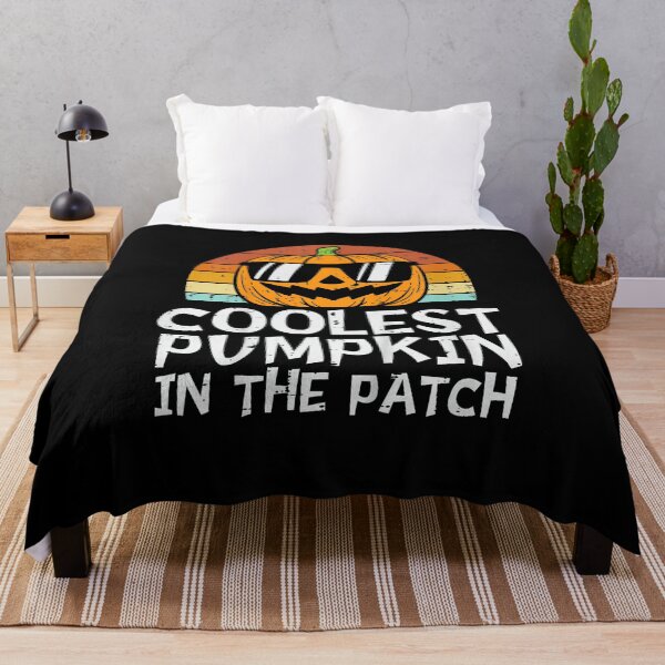 Item preview, Coolest Pumpkin In The Patch Retro Halloween Kids Shirt designed and sold by KeyClothesline.