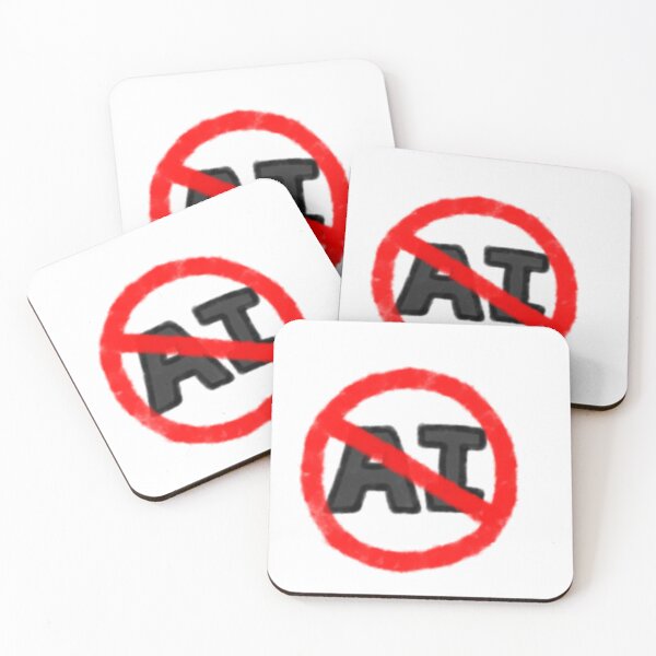 Item preview, Say No To AI! designed and sold by Chibi-Stickerz.