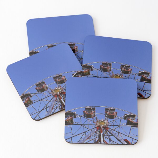 Item preview, Ferris Wheel Fairground | 90s Lo-Fi Film-Style Photography designed and sold by Multiply 6 by 9.