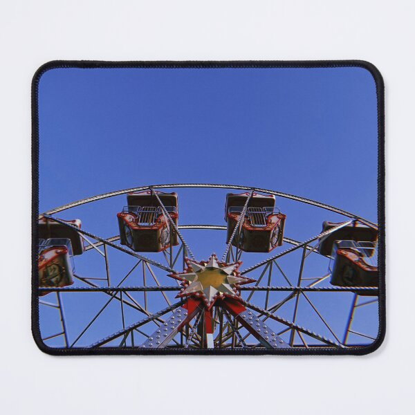 Item preview, Ferris Wheel Fairground | 90s Lo-Fi Film-Style Photography designed and sold by Multiply 6 by 9.