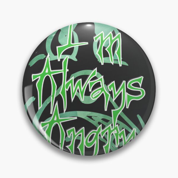 Item preview, I'm Always Angry - Expressive Emotional Design for Bold Statements designed and sold by wordonmyapparel.